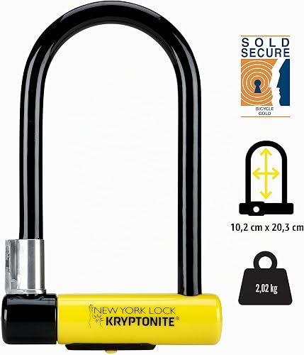 Kryptonite New York Standard Antivol U, Niveau de Sécurité 9/10 - 3
