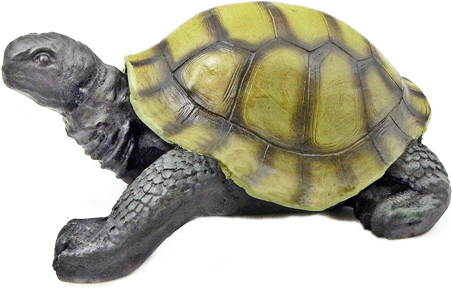 Bellaa Turtle Garden Sculptures Statues Home Decor Tortoise Realistic Cute Large Animal Gilbert Zen Garden Patio Lawn Yard Art Tanya Talia Galapagos Todd Outdoor Figurines 15 inch