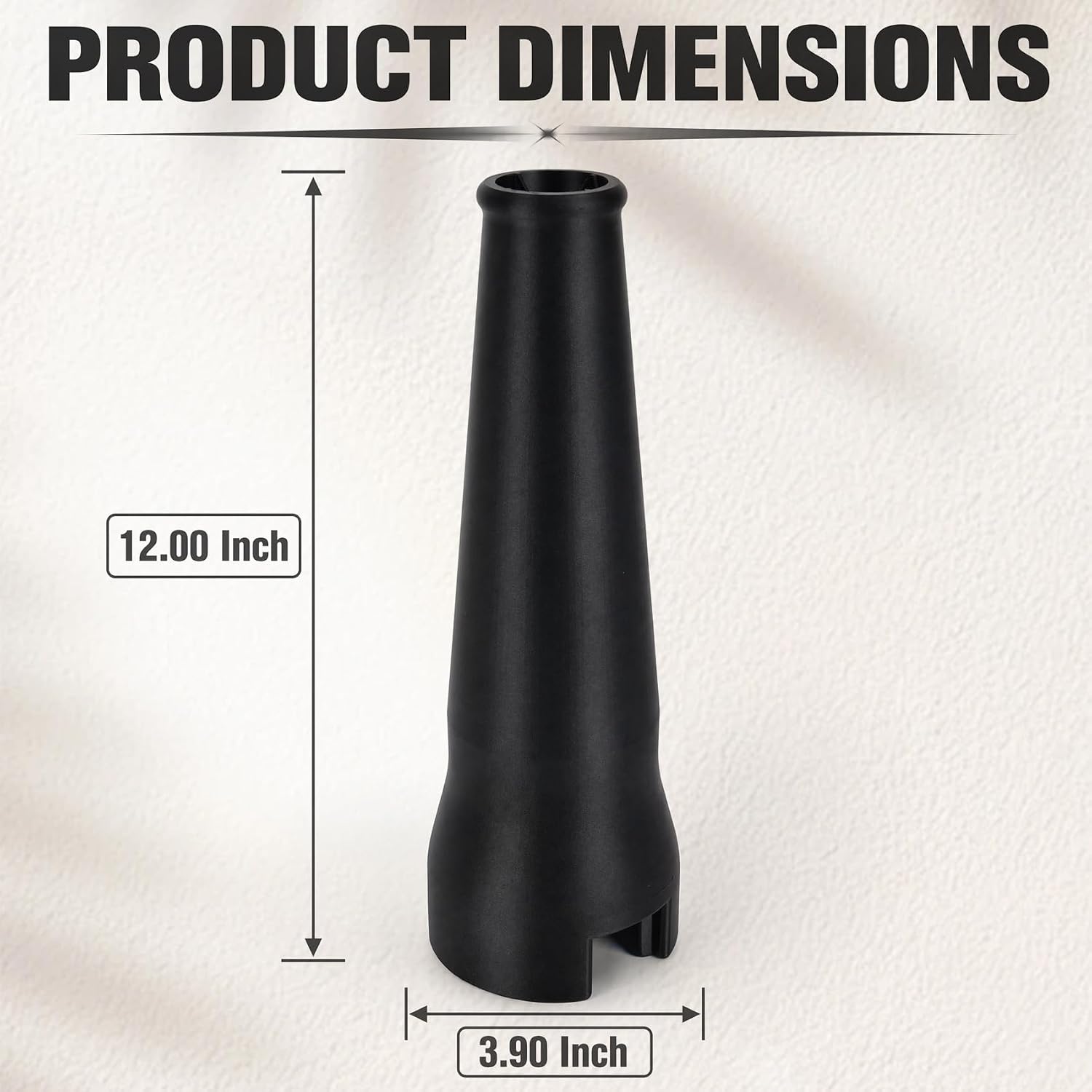 12 Inch Nozzle Compatible with Seese Jet Blower, Blower Extension Tube, Handheld Air Blower Long Reach Attachment, Ideal for Workshop & Home Use image 2