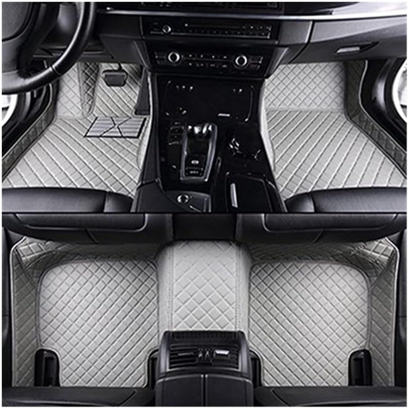 Tapis de sol voiture en cuir pour Mercedes SL R230 idéal pour vos road trips - 5