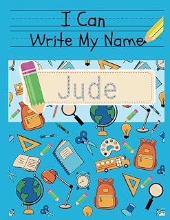 I Can Write My Name: Jude: Personalized Name Tracing Book