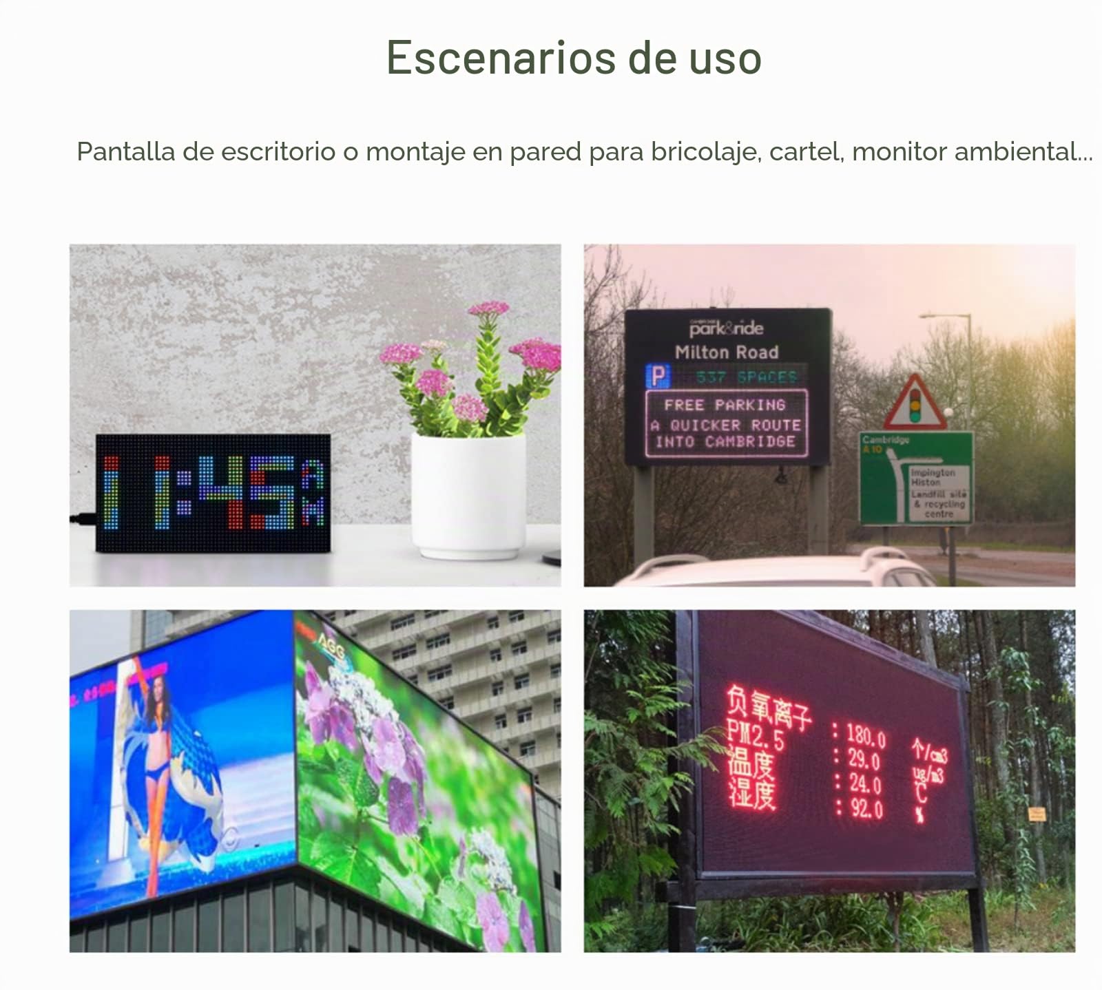RGB LED Matrix Panel 64×32, 3mm Pitch 2048 Dots RGB Leds Pantalla Desnuda, Compatible con Raspberry Pi, Arduino, ESP32, Permite Mostrar Texto Animación de Imagen Colorida (192mm×96mm)