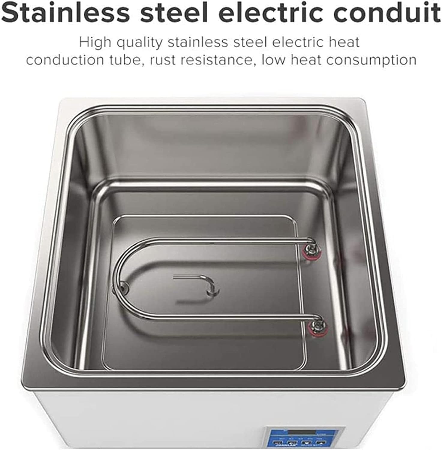 Digital Thermostatic Lab Water Bath, 1/2/4/6 Hole Stainless Steel Inner Tank, Exactitud 0.01°C,Temperature Range: +10-100℃，for Lab Commerical(1 Hole)