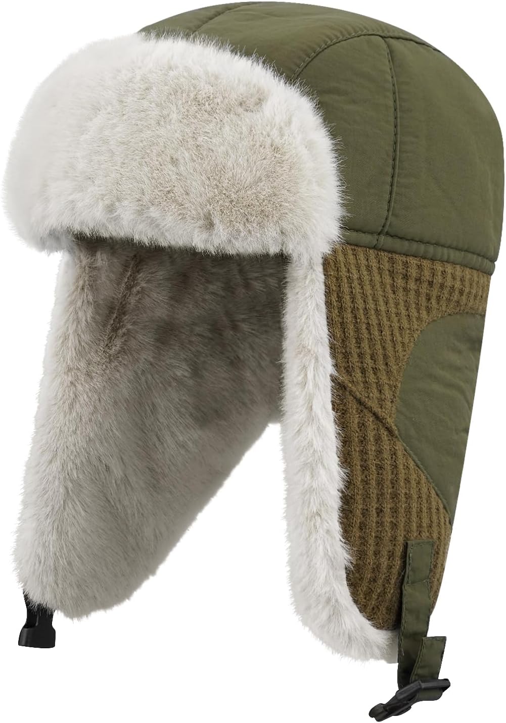 Croogo Trapper Trooper Hats with Earflaps Winter Thick Furry Ushanka Russian Hat Cold Weather Pilot Aviator Hat Warm Ski Cap