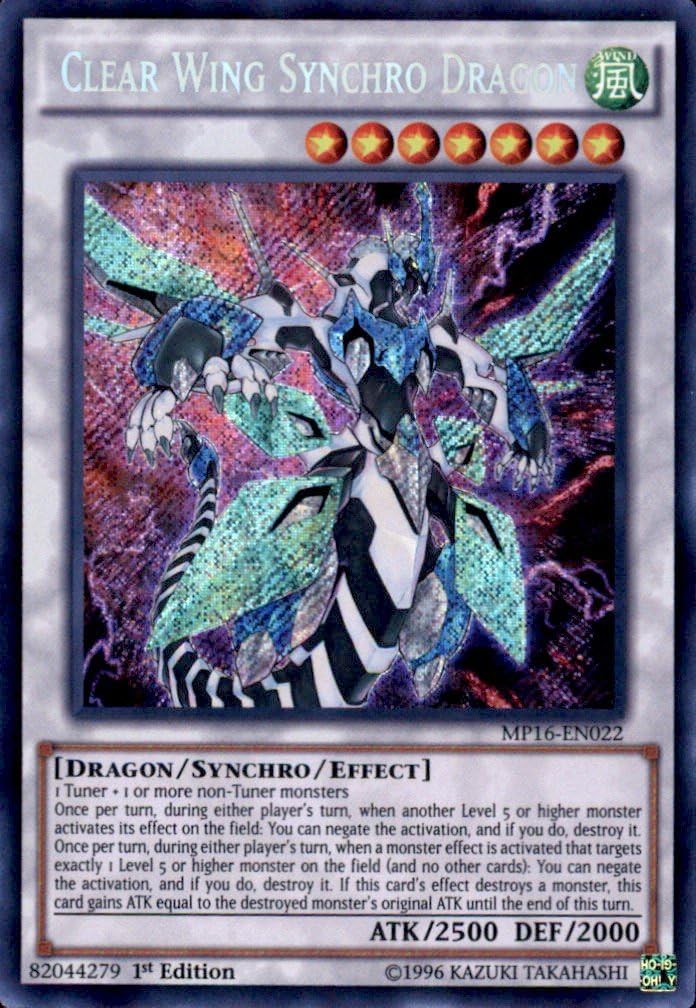 Compre YU-GI-OH! Clear Wing Synchro Dragon - Secret Rare