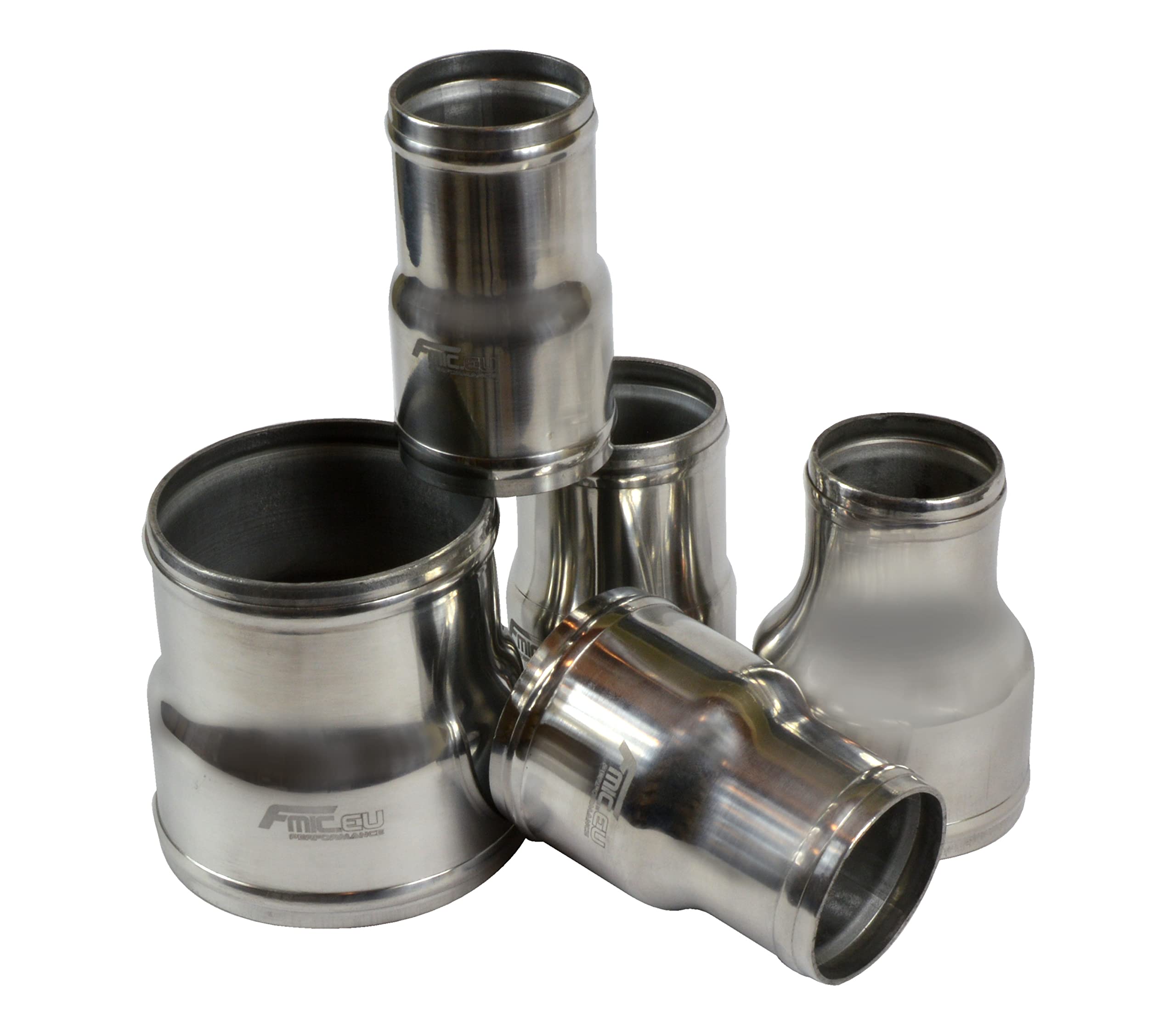 Adattatore for Tubo di Scarico Riduttore Adattatore Tubo di Scarico Universale in Alluminio per Tubo Riduttore in alluminio