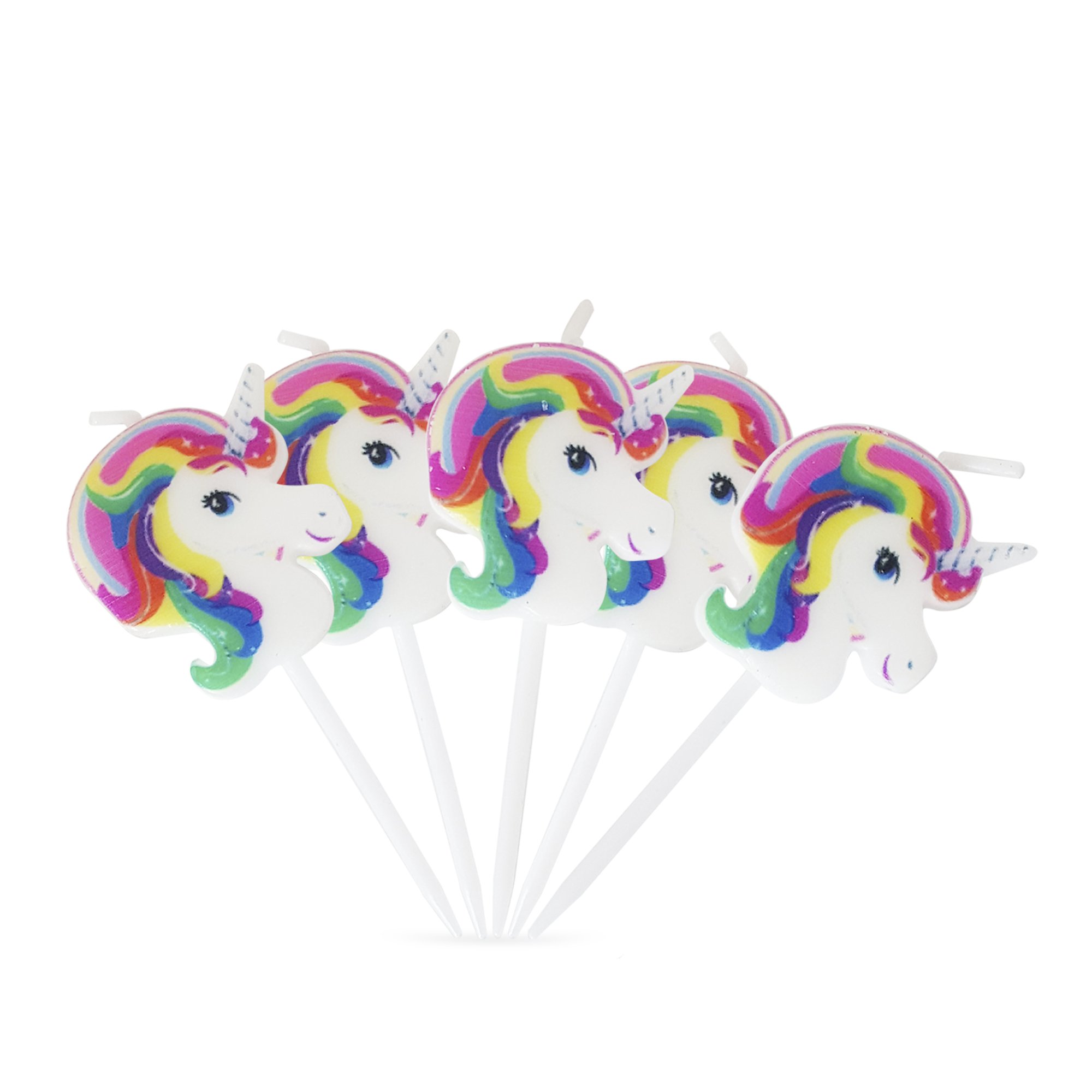 Amazon.com: Cute and Colorful Unicorn Candles Party Set, Cake Topper, Cupcake  Topper, Cake Decorations, Birthday Decorations/5 pieces/ 3inch (7.6cm) x  1.2inch (3cm): Home & Kitchen