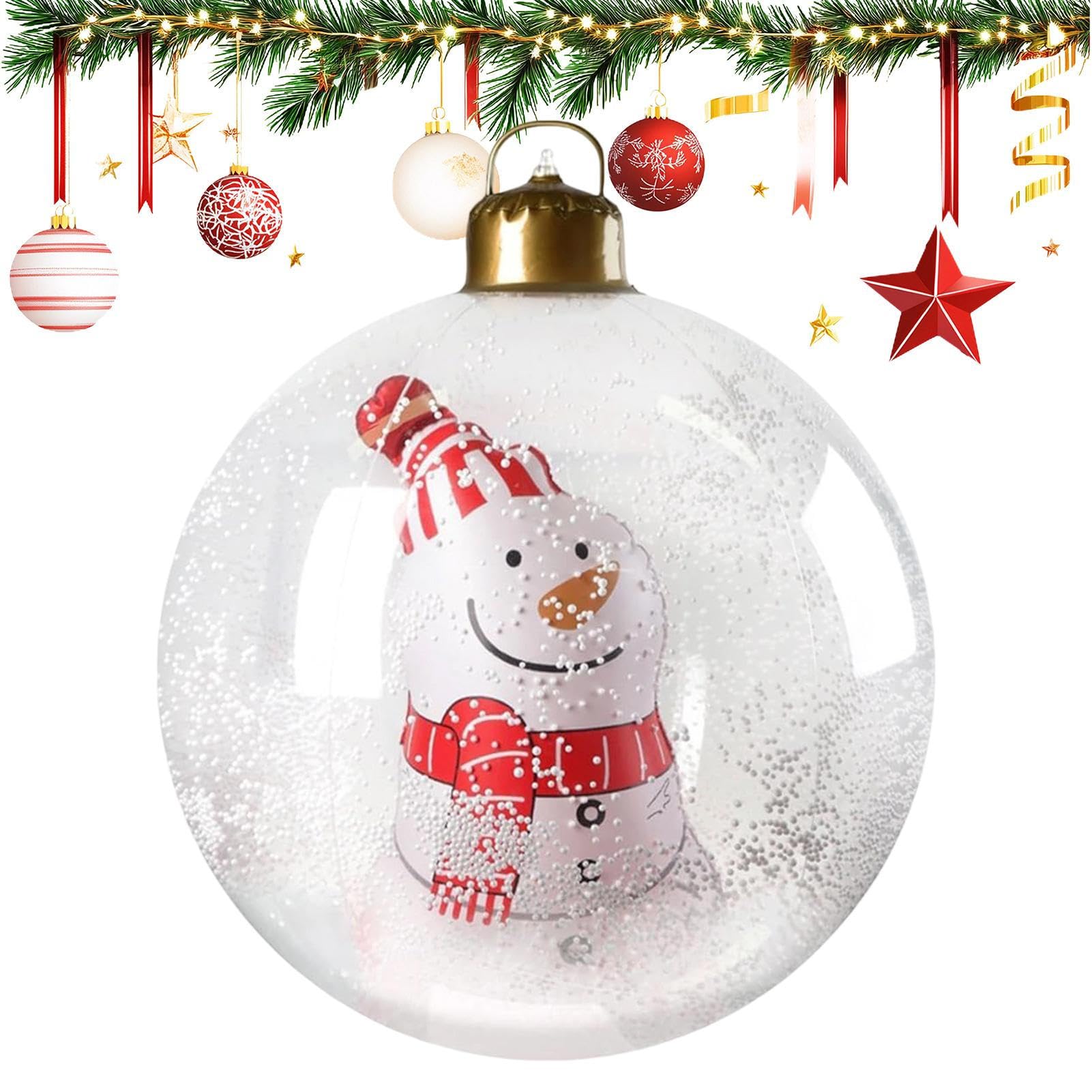 Décorations de Noël géantes extérieur et bonhomme de neige télécommandé
