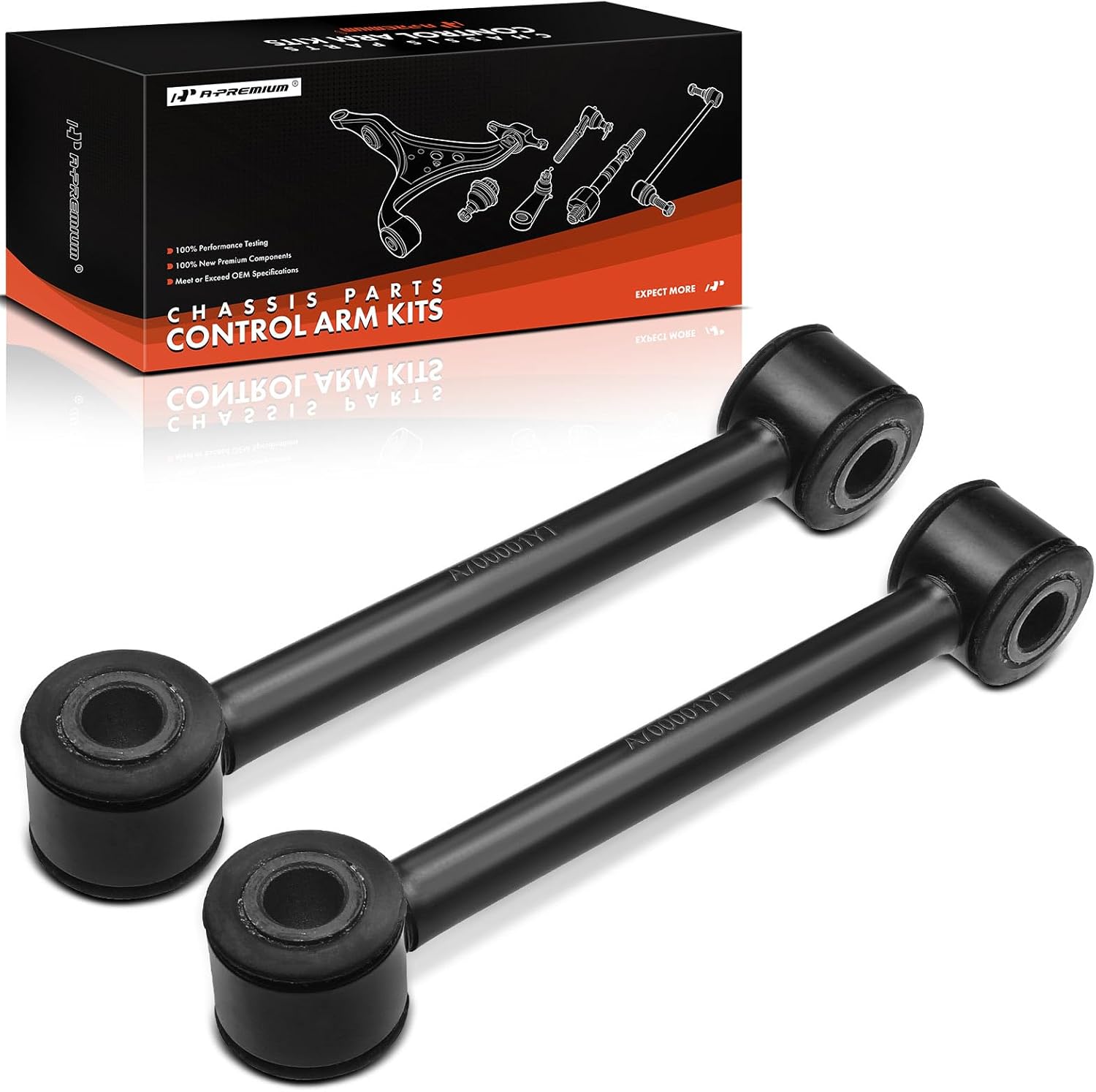 A-Premium 2 x Rear Sway Bar Links Stabilizer Bar Links, Compatible with Jaguar XJ6 1988-1997, XJ12 1994-1996, XJR 1995-1997, Vanden Plas 1988-1997