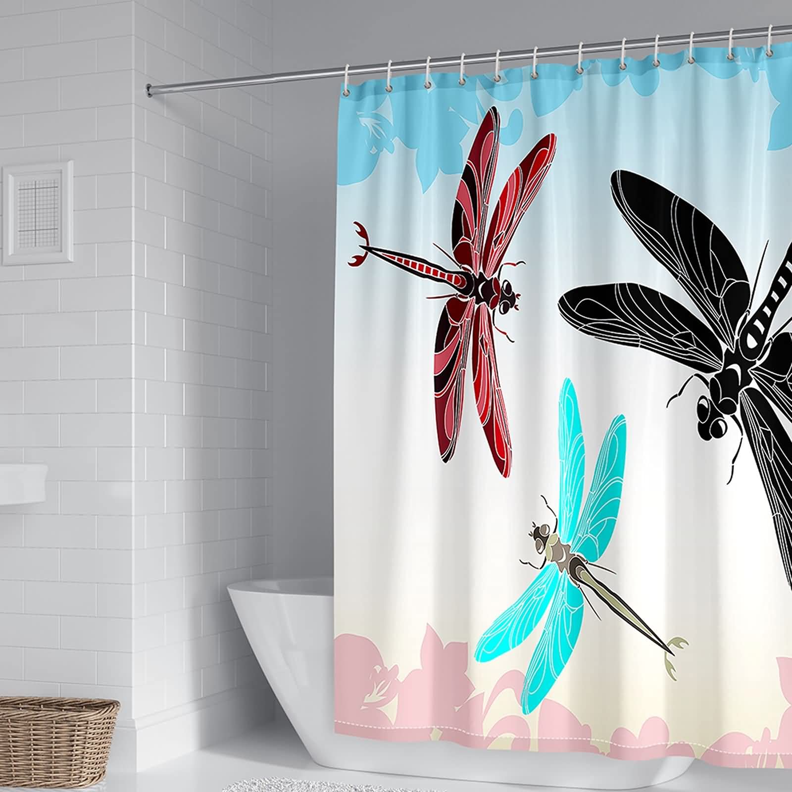 Rideau douche anti moisissure 120x180cm KnSam pour salle de bain saine