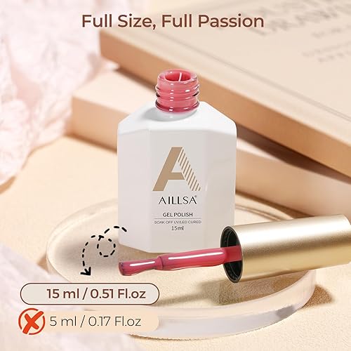 Vista 172 de AILLSA - Esmalte de uñas en gel pastel macaron, verde menta, colores brillantes de verano, algodón de azúcar, gel UV semipermanente, manicura