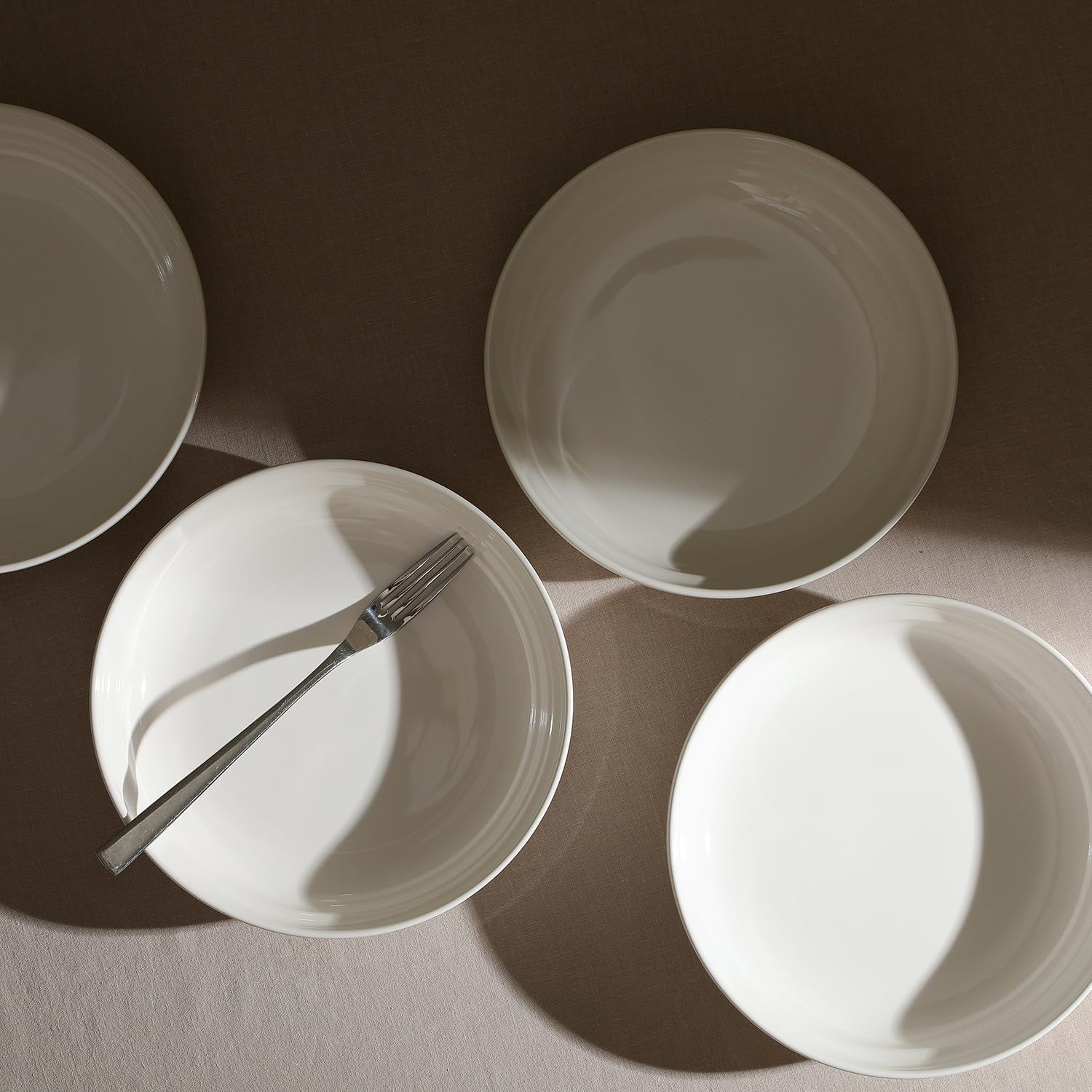 Stone Lain Virtuo 4-Piece Pasta Bowl Set Porcelain, White