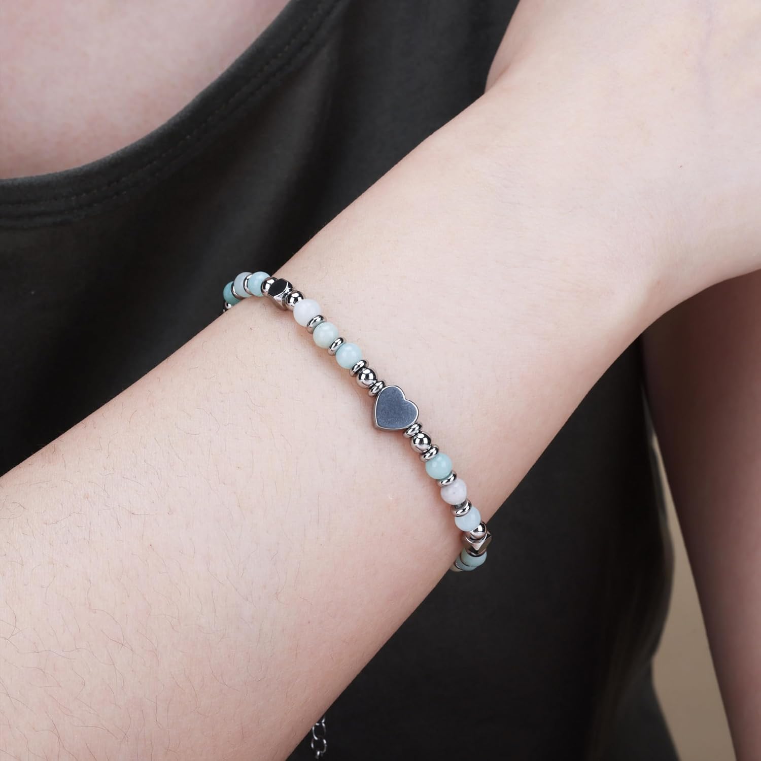 Tiny Bead Bracelets for Women Teens Inspirational Gift, Friendship Bracelets for Sister Mom Wife Coworkers Daughter Niece Granddaughter on Unique Stocking Stuffers Gifts - Image 6