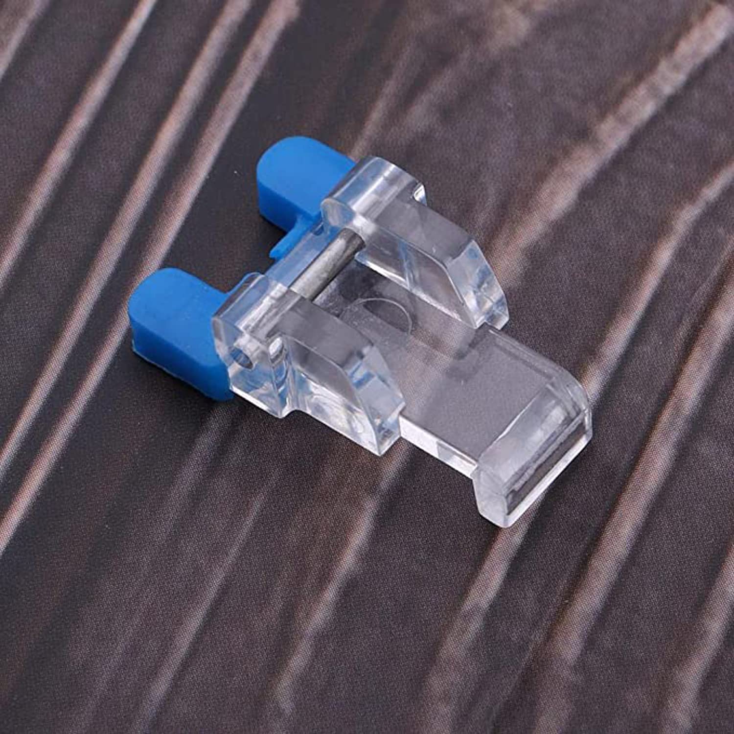 Jasol Button Stitch Plastic Foot Stitch for All Automatic Sewing Machines Snap On Button Presser Foot Suitable for Singer Usha Brother Pack of 1 (Blue Color) — Amazon image 5