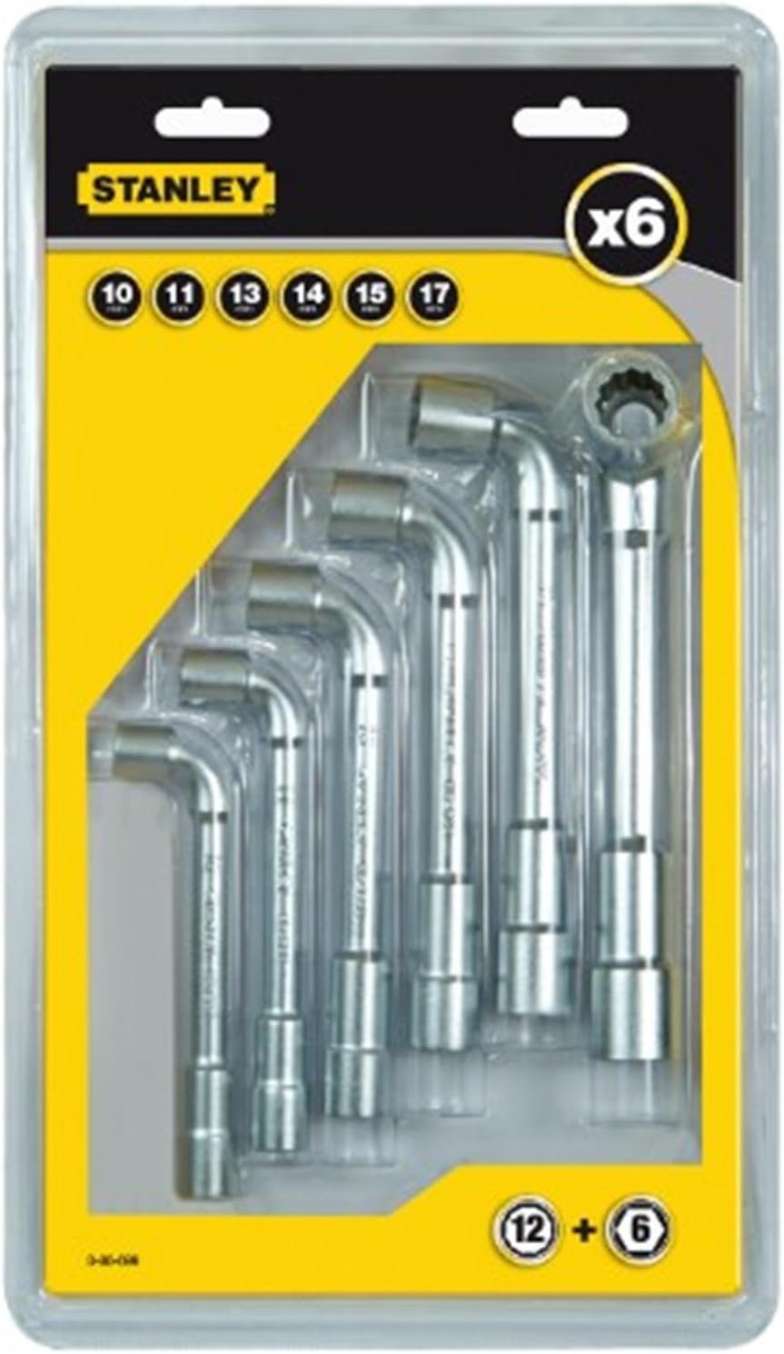 Stanley 0-86-699 Wrench-Set (6-piece), Silver