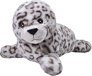 Wild Republic EcoKins Harbor Seal Pup Stuffed Animal 12 inch, Eco Friendly Gifts for Kids, Plush Toy, Handcrafted Using 16 Recycled Plastic Water Bottles
