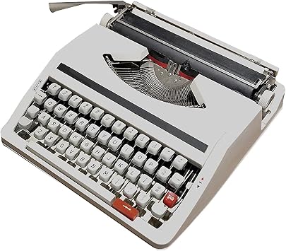 Retro Manual Typewriter,Portable Classic Word Processor,Traditional Manual Typewriter,Normal Use,for Practicing Typing,But Also for Vintage Style Decorating in Any Space