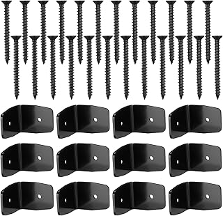 Robuste Befestigungsklammern, verzinkt, 12 Stück, Holzverbinder für Pergola, Schuppen, Geländer, Dachbalken