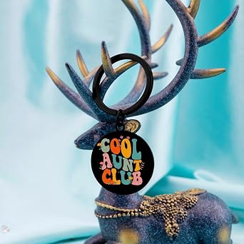 Aisity Cool Aunt/Uncle/Mom/Grandma Gifts Cute Keychain Best Ever Gifts for Him Her Birthday Christmas Gift for Women Men