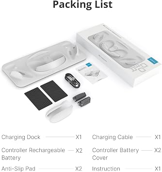 BOBOVR D3 Charging Dock, Wireless Charging for Controller, B100 Fast Charging,Compatible with Quest 3
