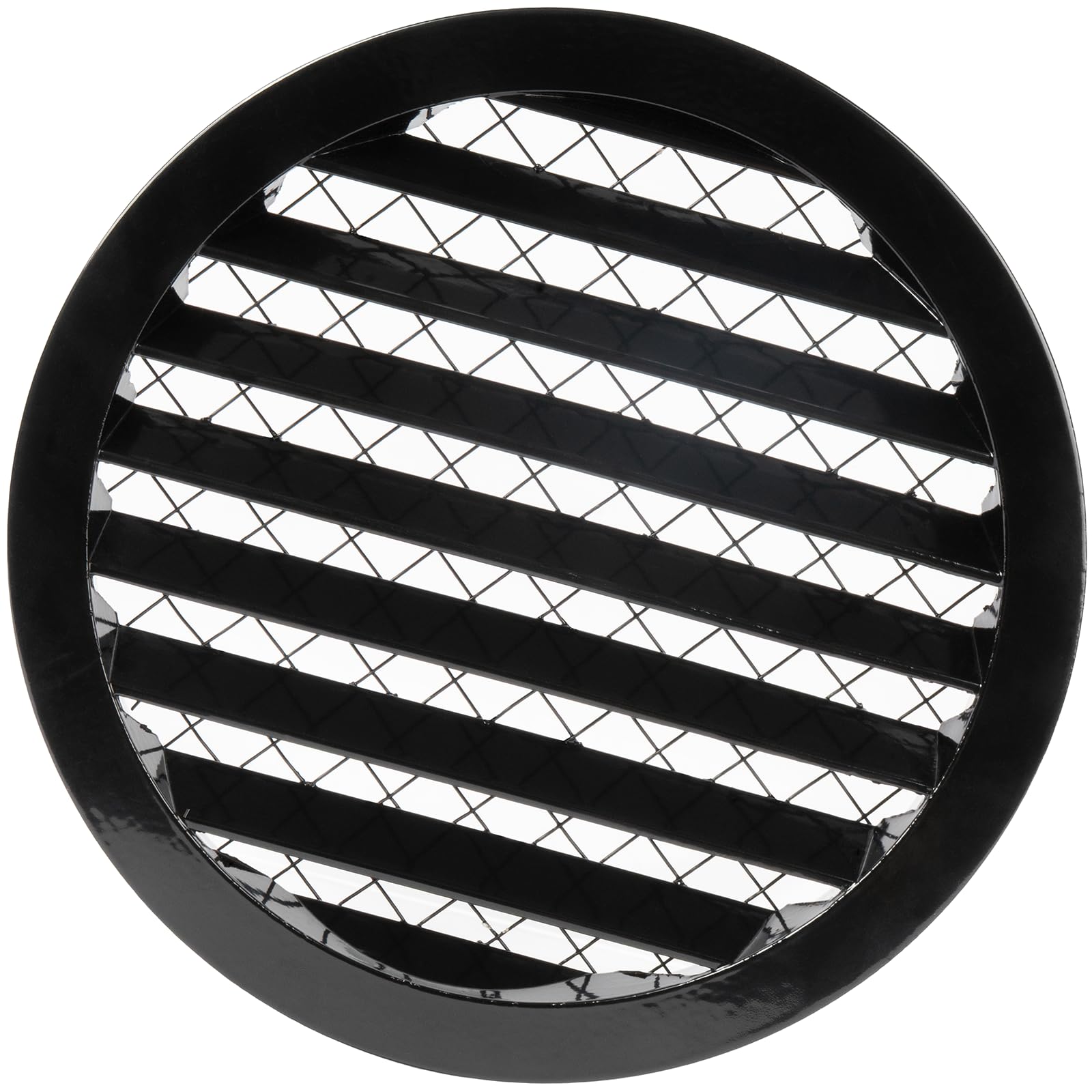 Grille d'aération avec maille anti-intrusion pour ventilation de soffite 20,3 cm
