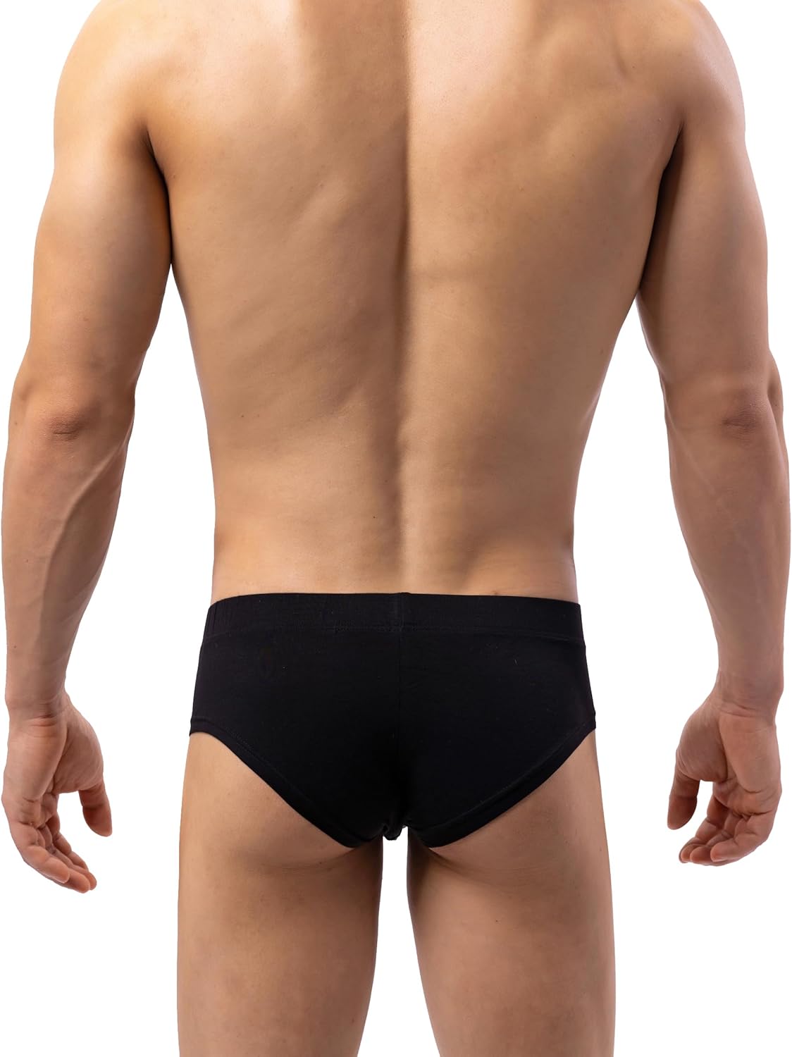 iKingsky Men's Seamless Front Pouch Briefs Sexy Low Rise Cheeky Modal Underwear for Men - Image 3