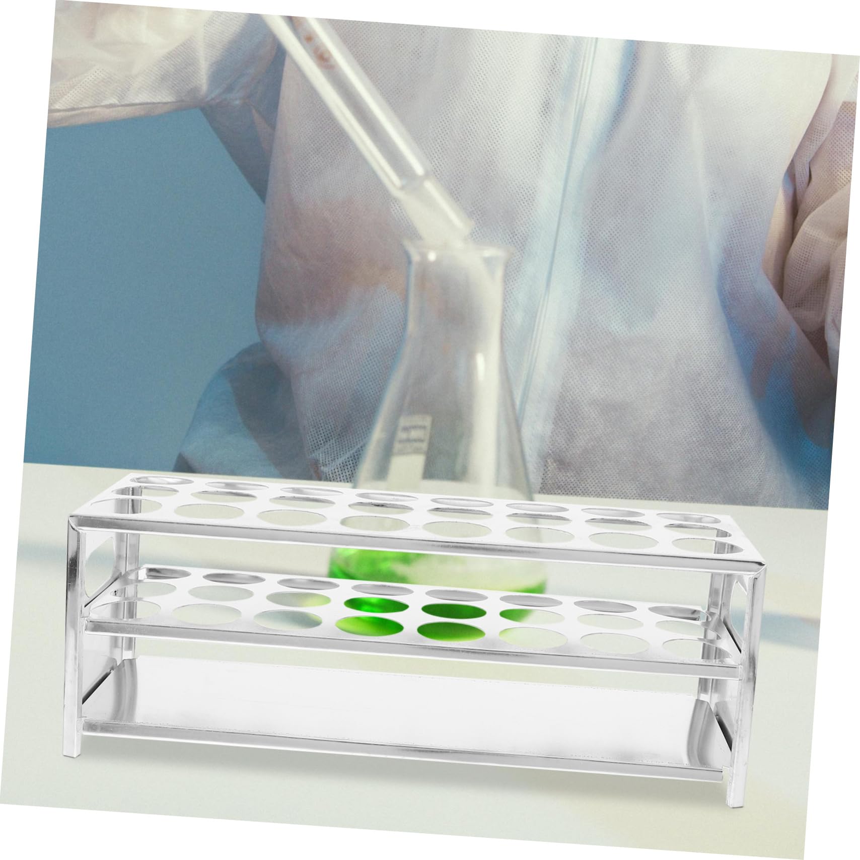 Holibanna Reagenzglasständer 2 Stück - Für 0,5ml, 1,5ml & 2ml Laborröhrchen