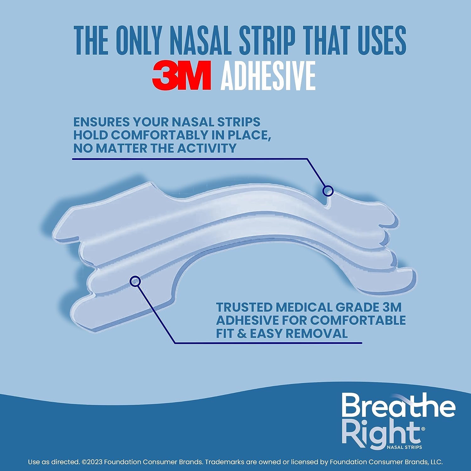 Breathe Right Nasal Strips, Extra Strength Tan Nose Strips, Drug-Free Nasal Congestion Relief for Better Breathing, Help Relieve Snoring, Caused by Colds & Allergies, Deviated Septum, 30ct — Amazon image 6