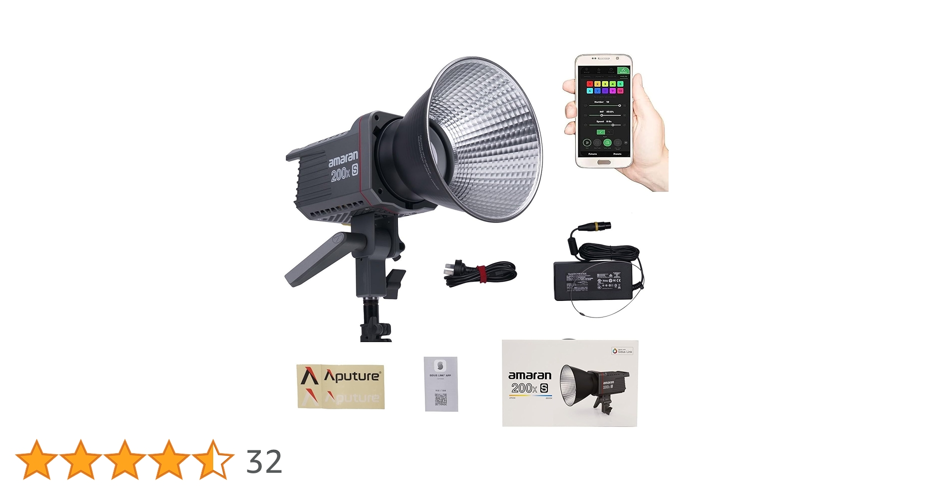 Amazon | 【 Aputure 正規品】Amaran 200X S 200XS 二色 COB LED
