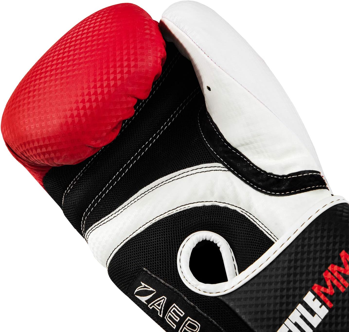 Title MMA Command Training Gloves, Red/White, 14 oz
