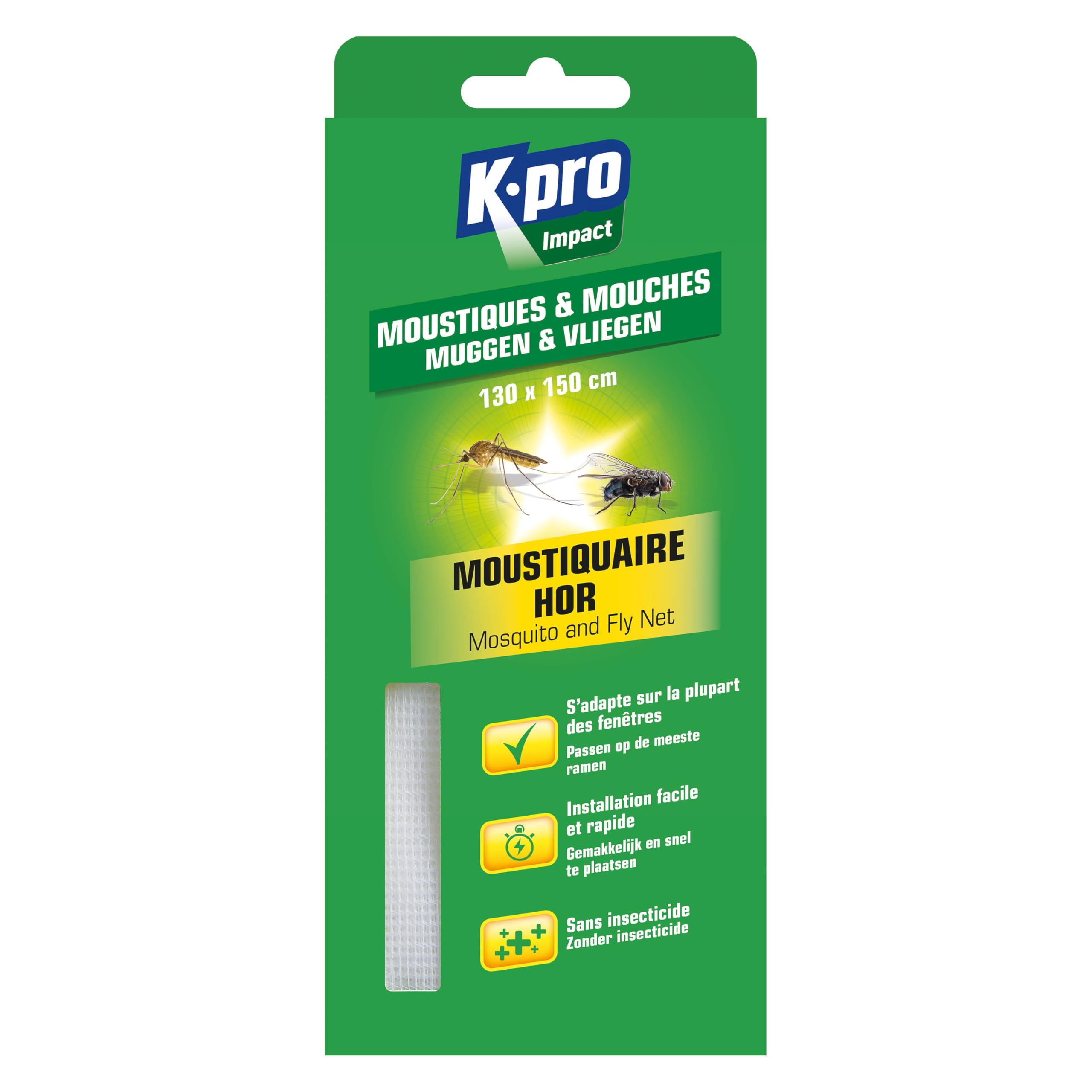Moustiquaire fenetre anti moustique K.Pro pour des nuits calmes d'ete