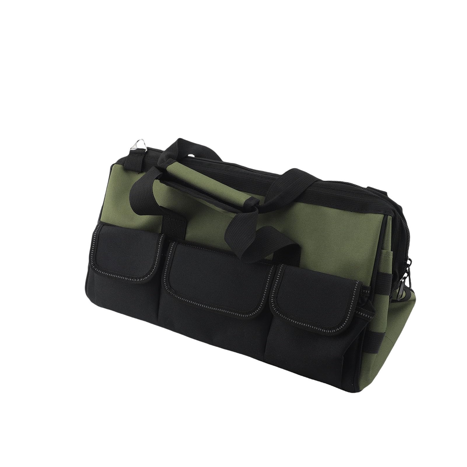 Sac outils double fermeture éclair Ejoyous résistant à l'usure avec poche