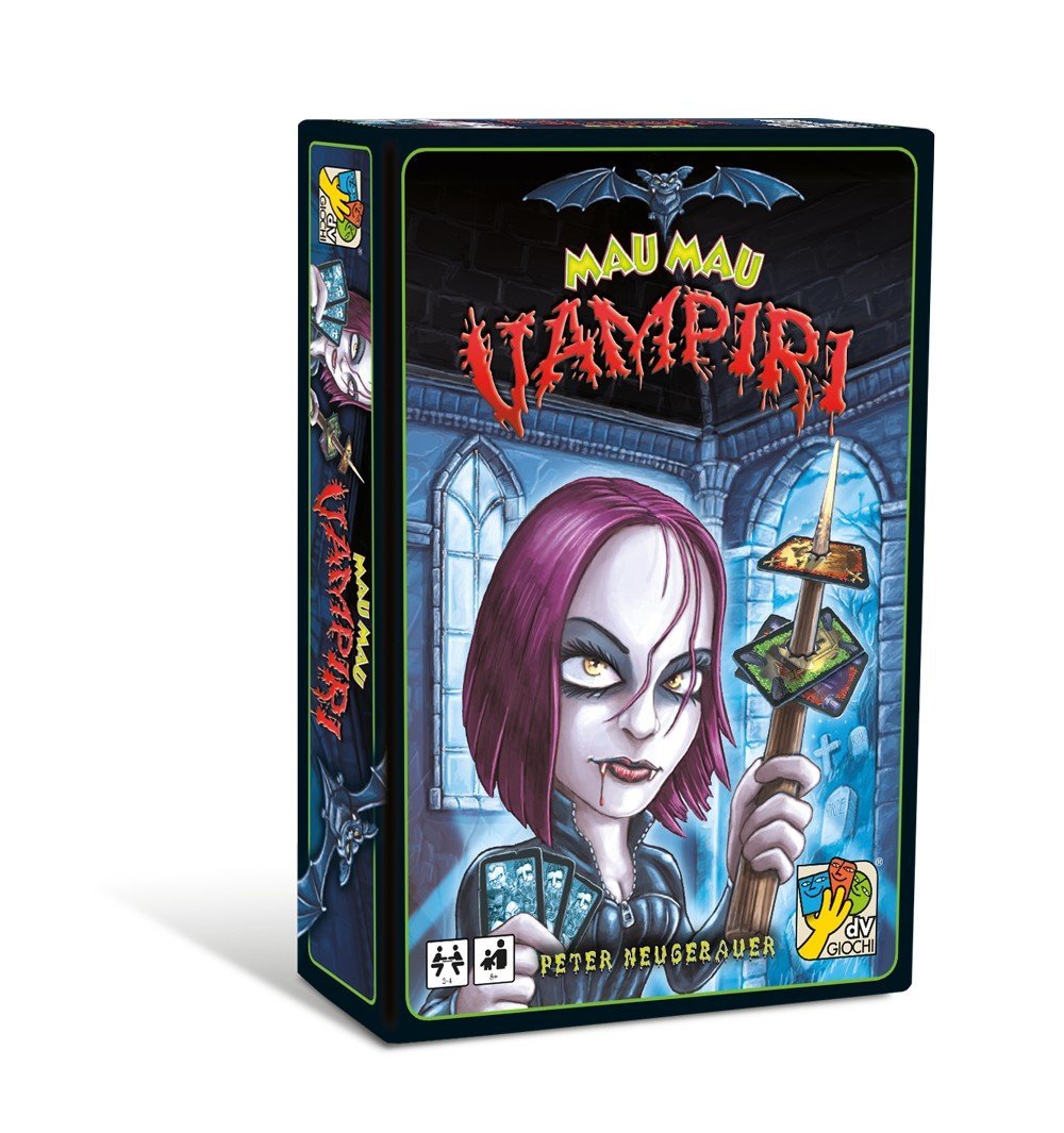 DV Giochi Mau Mau Vampire – Kartenspiel Für 2–4 Spieler, Gruselig-spannende Version