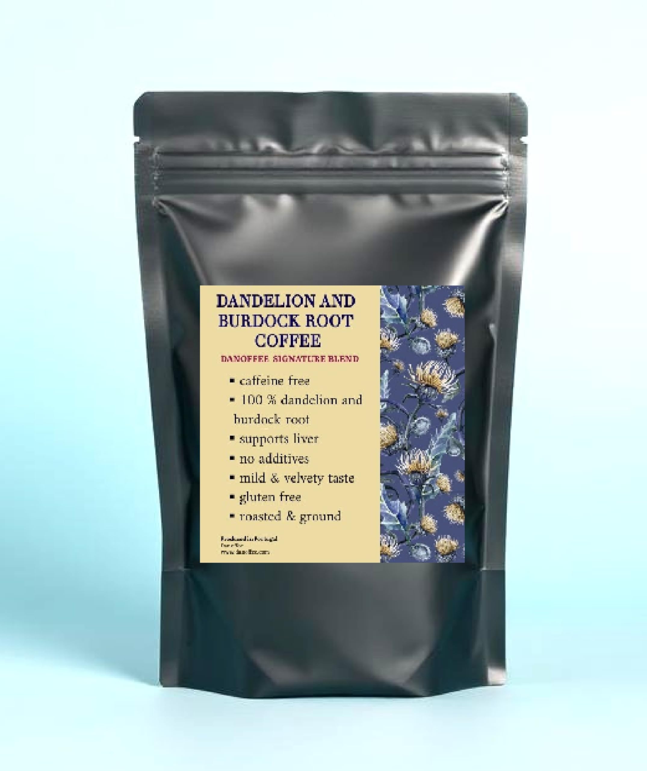Danoffee Dandelion and Burdock Root Coffee 200 g Organic Roasted Caffeine Free