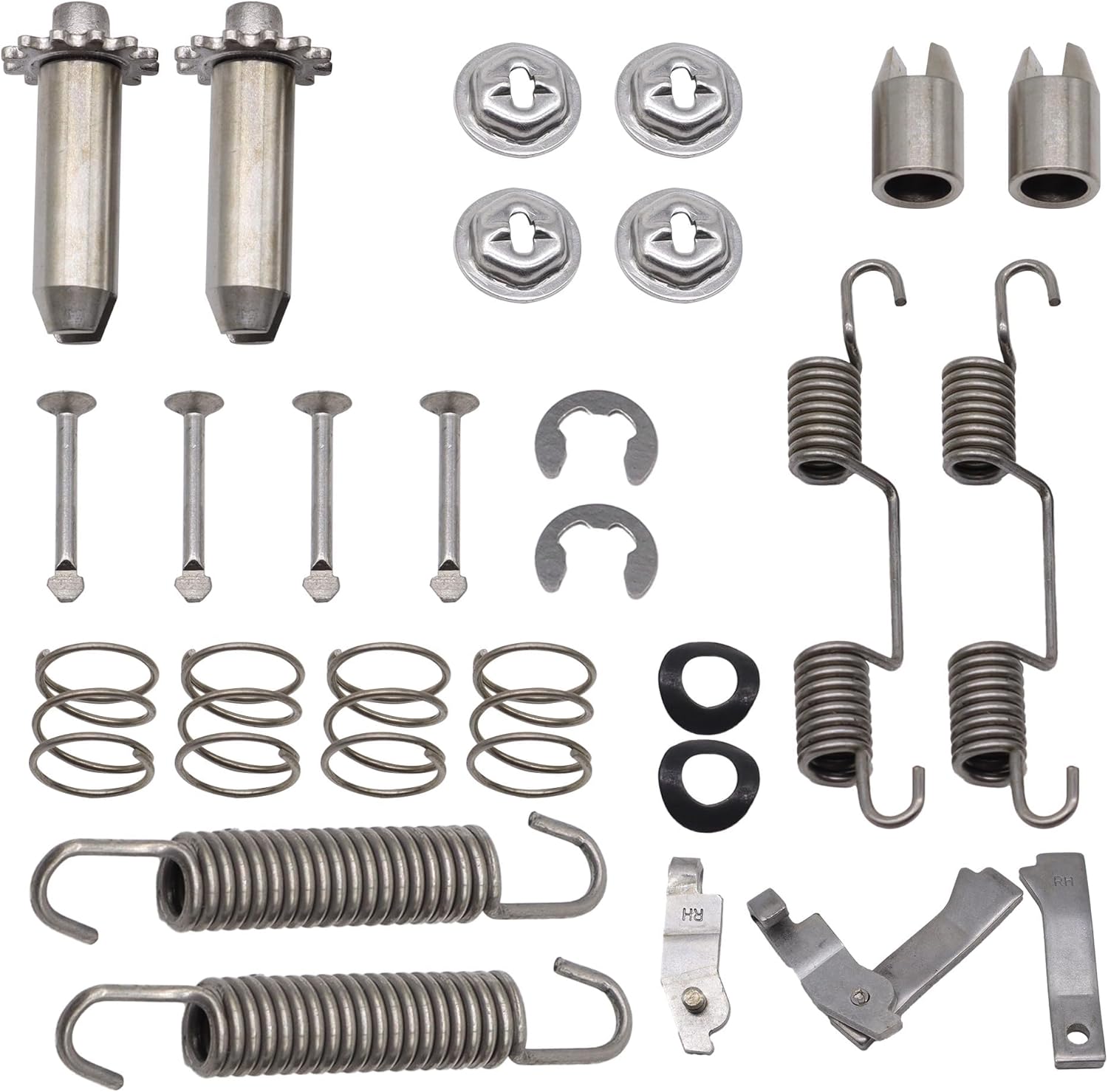 X4229 Parking Brake Hardware Kit Stainless Steel Compatible with 1965-1982 Chevy Corvette C2 C3 LH & RH