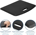 Mount-It! Anti Fatigue Floor Mat | Standing Comfort Mat for Standing Desk, Home, Office, Kitchen, Garage | Anti-Slip Washable Surface| 18”x22” | Rubberized Gel Foam