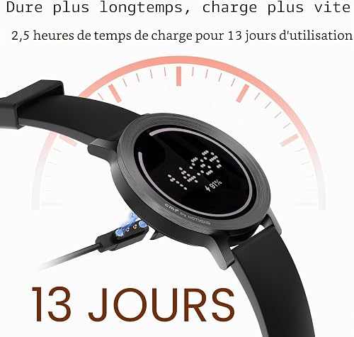 CMF Watch 3 Pro – Montre connectée 1,43" AMOLED, 13 Jours d’autonomie, GPS Double, appels Bluetooth avec réduction de Bruit IA, Suivi Sommeil et Cardio – Orange - 6
