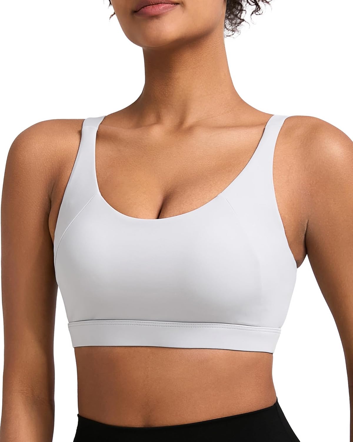 RUNNING GIRL Sports Bra for Women High Support, Molded Cup High Impact Sports Bras with Sewn in Pads - Image 2