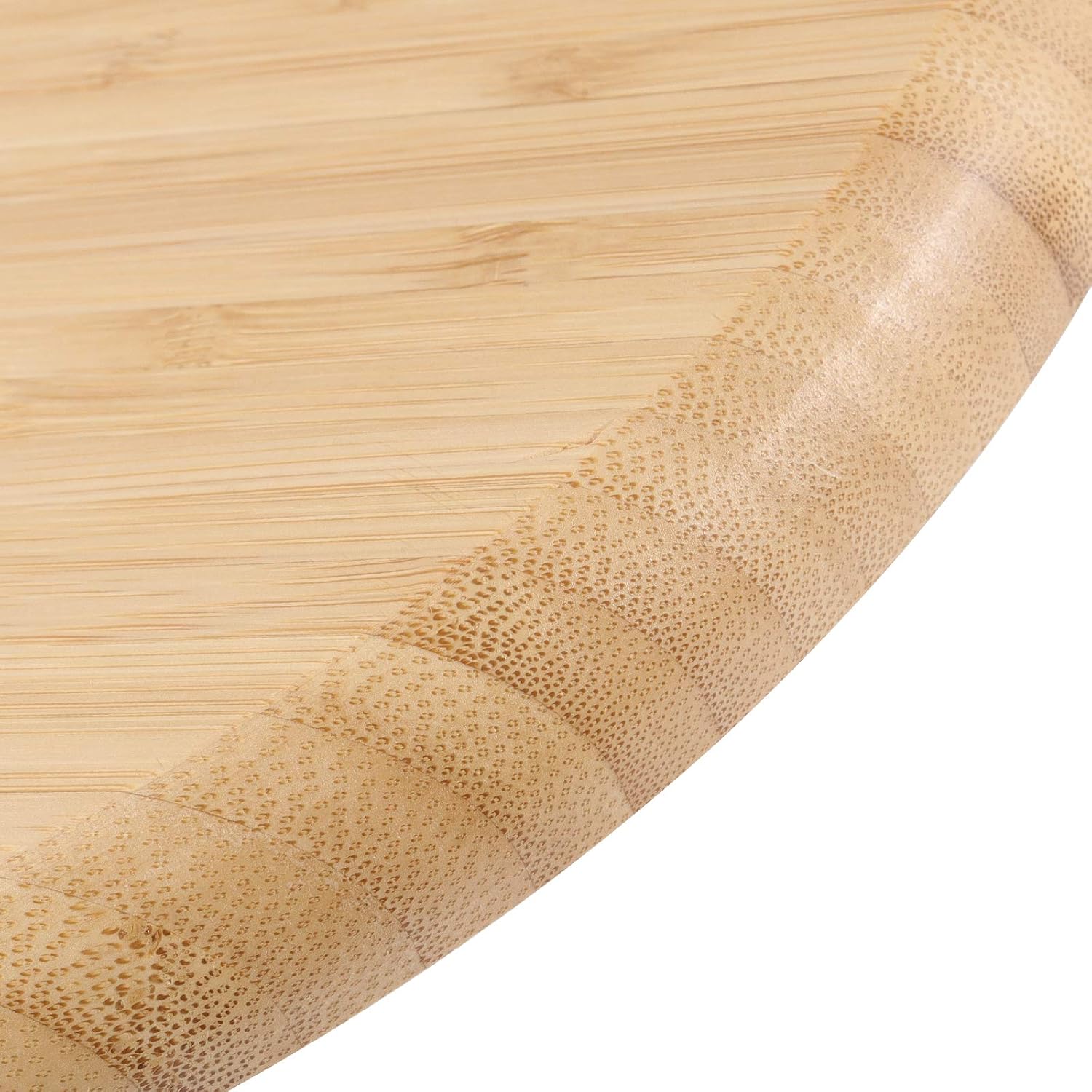 2 Pack 12 Inches Natural Bamboo Plant Saucer, Round Bamboo Plant Tray for Indoor and Outdoor Plants