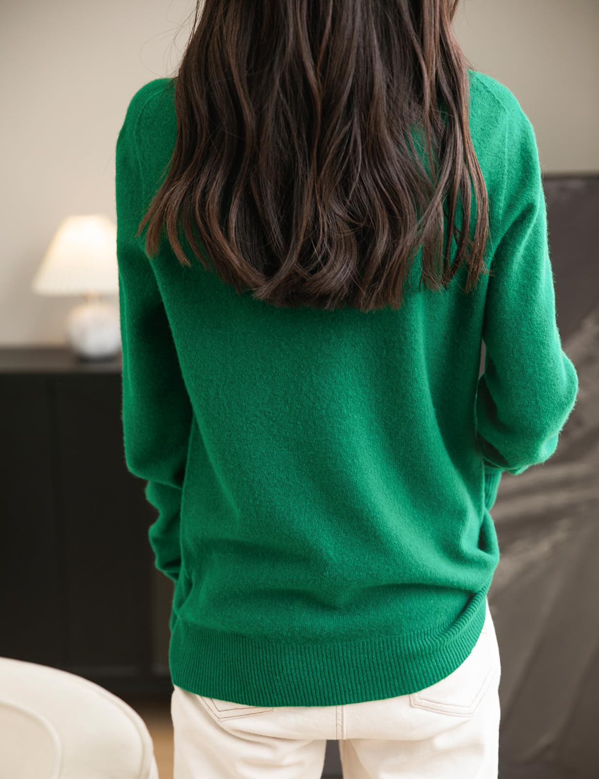 Chanyarn 100% Merinowolle Pullover Damen Rollkragenpullover First-Line Ready to Wear Langarm nahtlosem Strickpullover