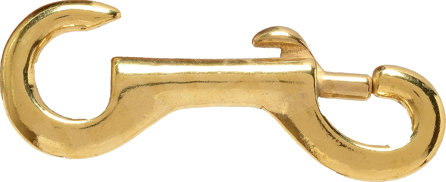 Henssgen 231BT 0.625in Open Eye Bolt Snap - Brass