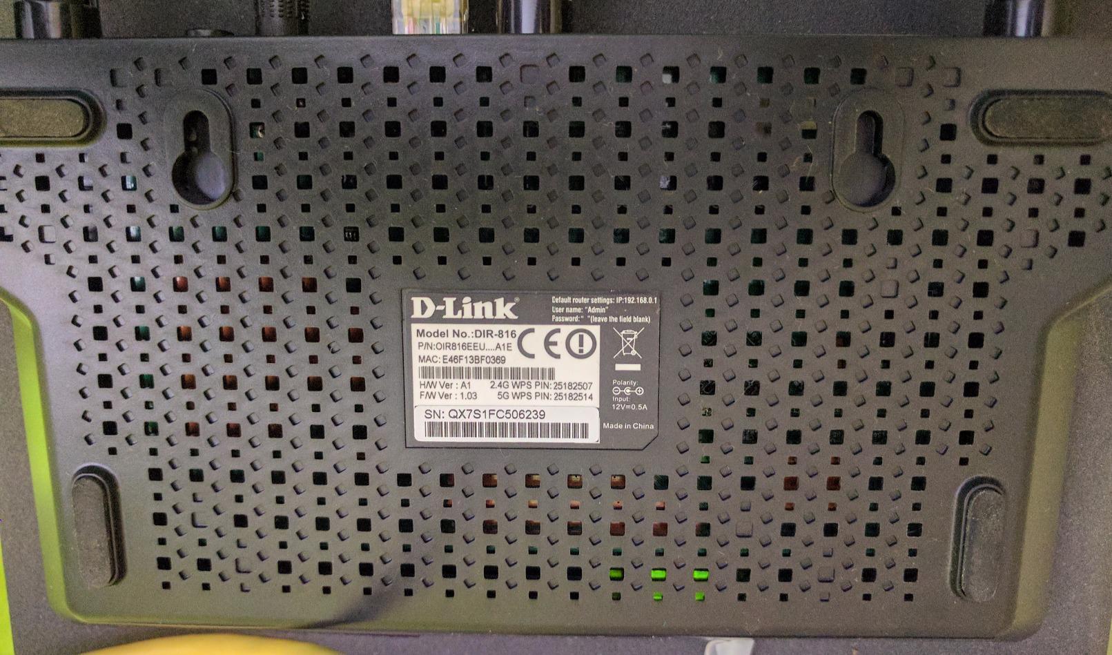 D-Link DIR-816 Wireless AC750 Dual Band Router (Not a Modem) - Buy D ...