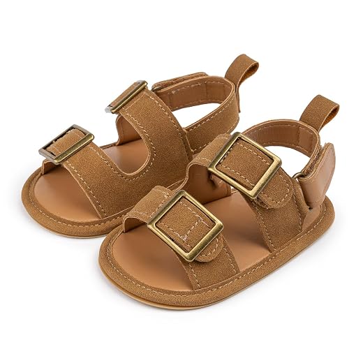 Meckior Summer Baby Sandals Newborn Infant Boys Soft sole Non-Slip First Walkers Shoes