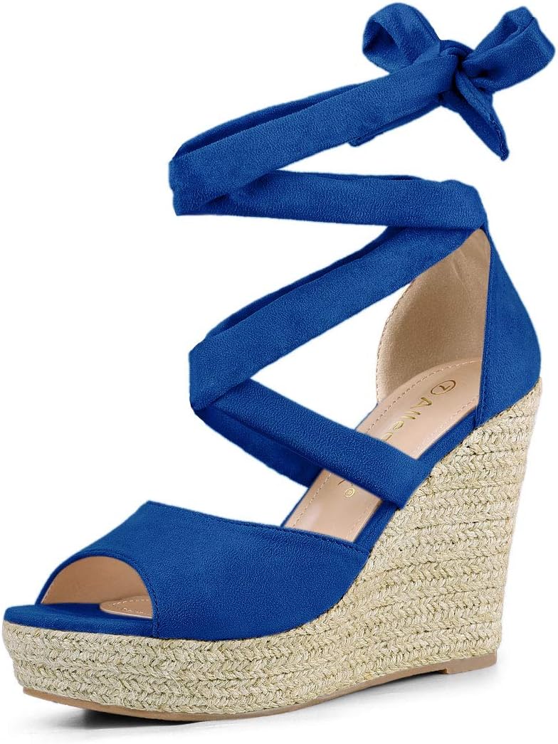 Allegra K Women's Espadrilles - Platform Wedges