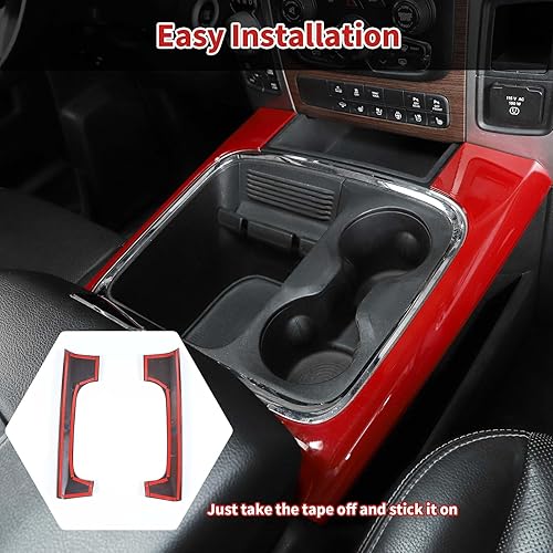 Miniatura 5 de Compatible con Dodge RAM 1500 consola central asiento delantero engranaje lateral panel decorativo cubierta compatible con RAM 1500 2012-2017
