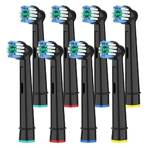 Replacement Heads Compatible with Oral B Braun Pro 1000 Smart 1500 Genius X Electric Toothbrush NOT fit iO