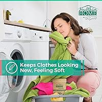 Vista 3 de CHOMP! Detergente para ropa Zero Waste Pacs: Detergente aromático de hierba de limón, detergente de alta eficiencia (HE), paquete de 70