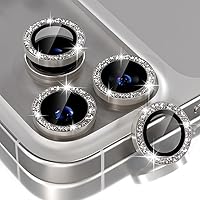 Vista 40 de Choiche Compatible para iPhone 16 Pro/iPhone 16 Pro Max Protector de Lente de Cámara, Vidrio Templado 9H Protector de Pantalla de Cubierta de Cámara