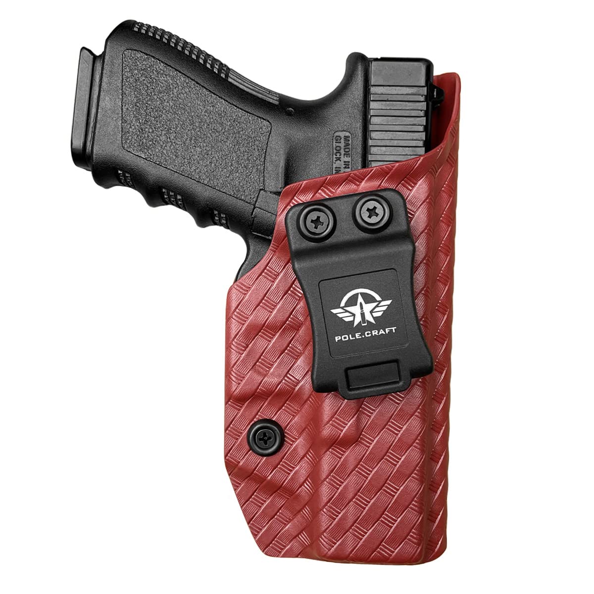 Buy Glock 19 Holster IWB Kydex Carbon Fiber Custom Fit Glock 19 19X