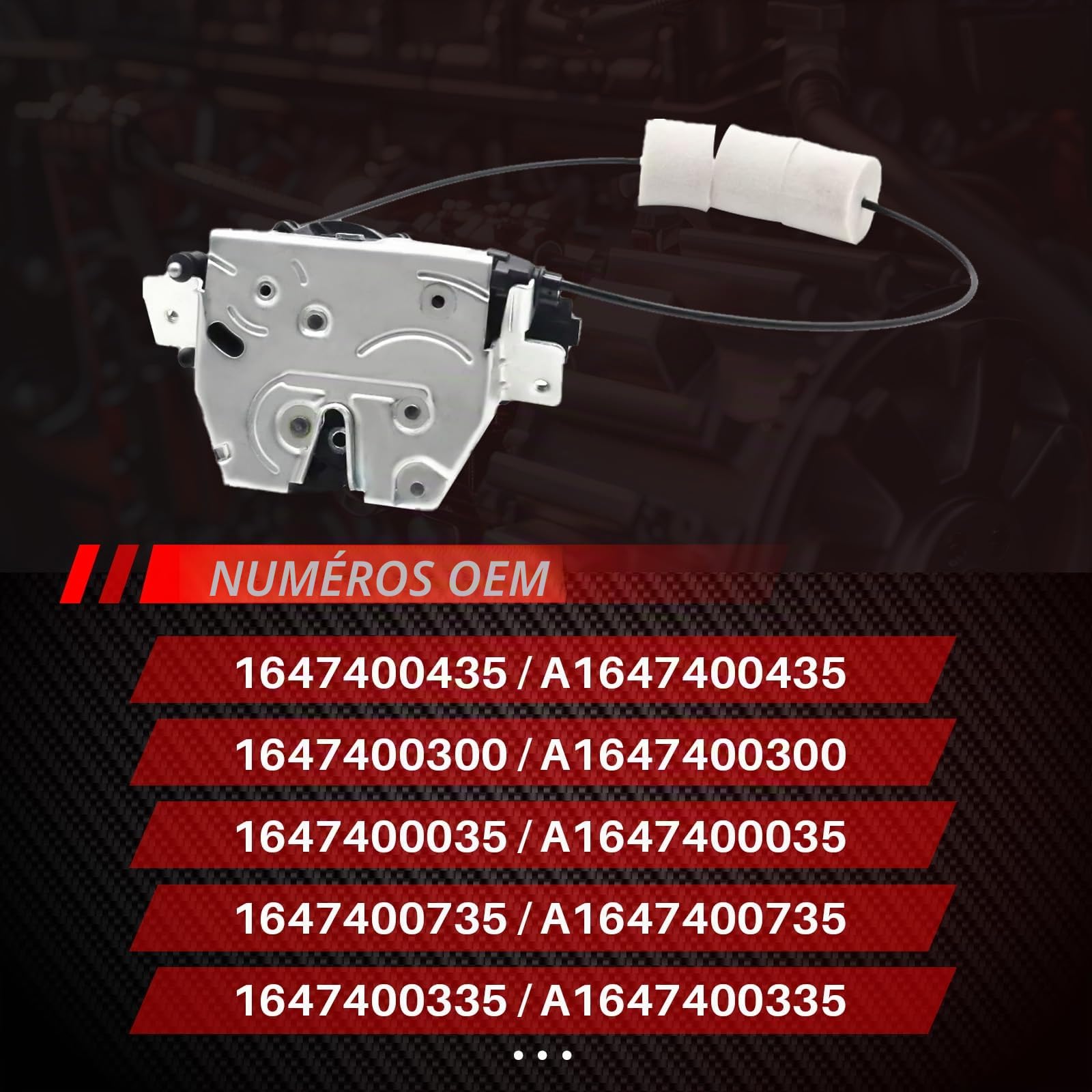 Serrure de Hayon de Remplacement Pour Classe GL/M/R X164 W164 X164 W251 GL320 GL350 ML420 ML450 R550 R63 AMG Accessoires Automobiles Pièce# 1647400300 1647400735 1647400035